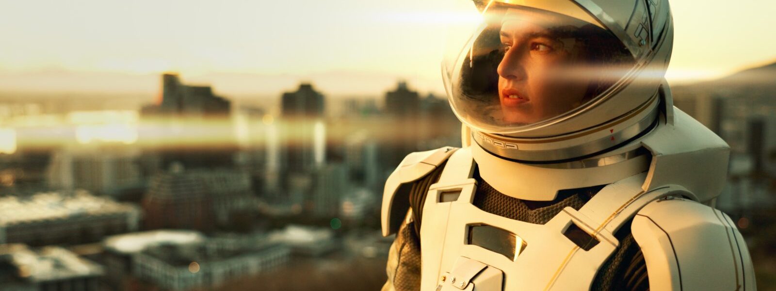Wpływ literatury science fiction na rozwój technologii 1 city-future-and-thinking-with-astronaut-woman-out-2024-09-17-15-20-49-utc