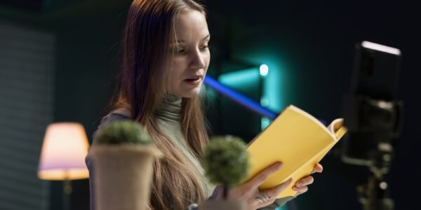 Dialog jako narzędzie napięcia – jak mówić, żeby nie mówić wszystkiego 2 dziewczyna czytająca książkę